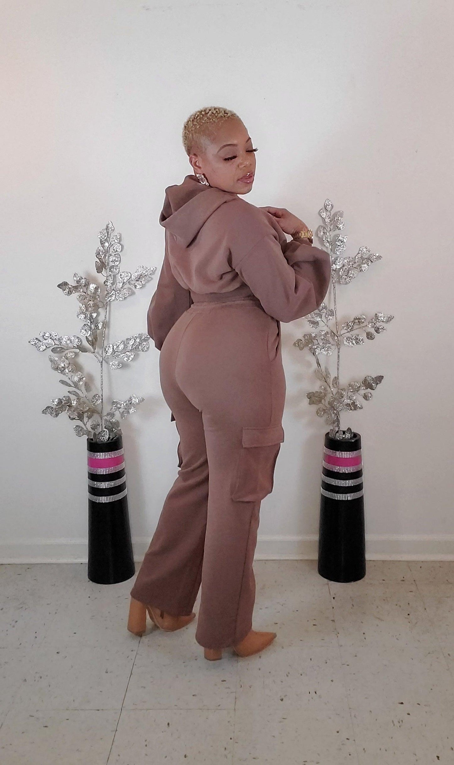 BROWN SUGAR JOGGER SET - I Luv Fashion Boutique